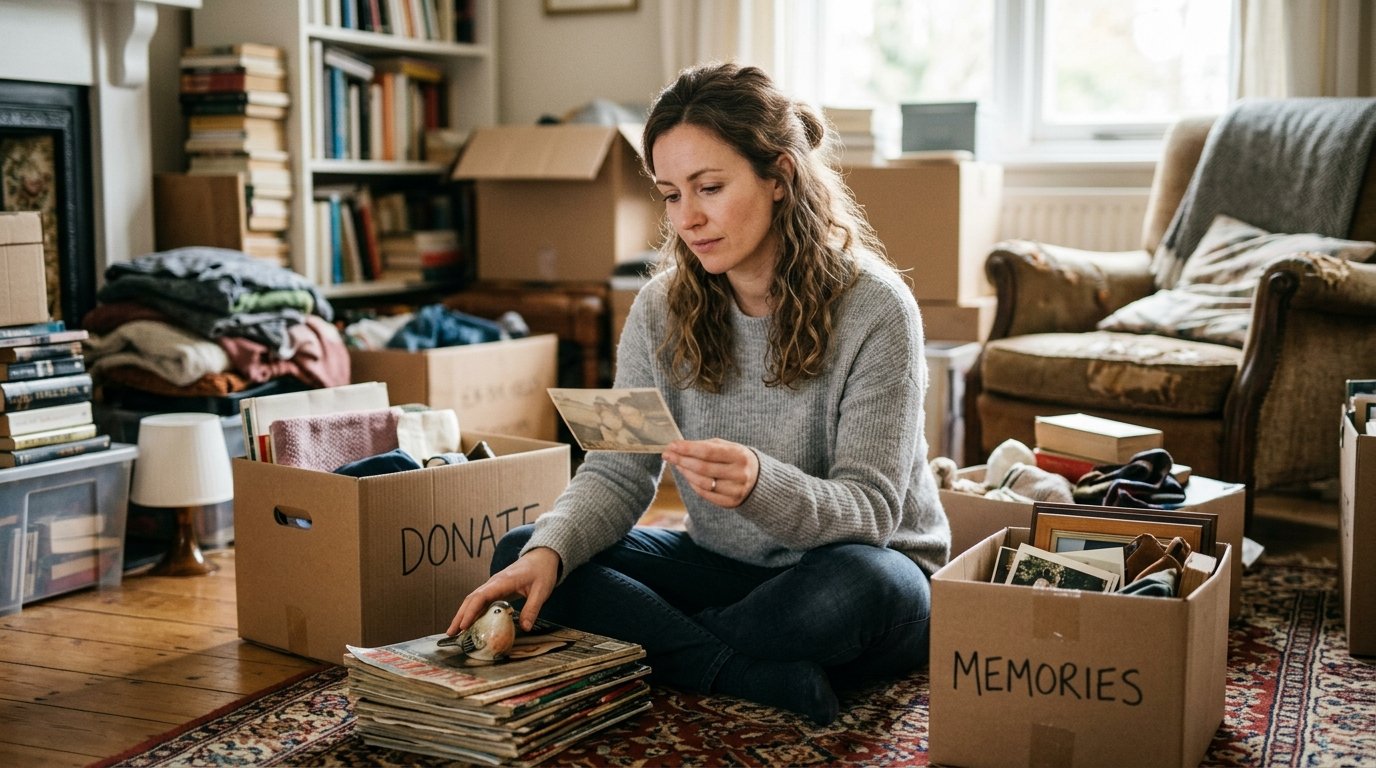 decluttering feels hard