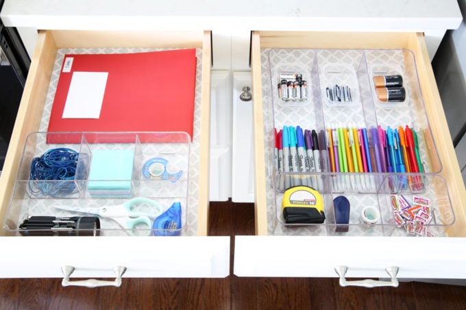 How to Organize a Deep Desk Drawer